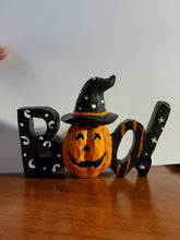 Load image into Gallery viewer, Boo &amp; Beware Halloween Shelf Ornament - Unique Inspirations by Tracy and Anna