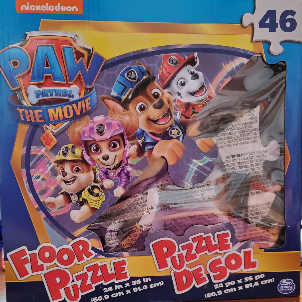 Paw Patrol Movie 46 pc Floor Puzzle - Unique Inspirations by Tracy and Anna