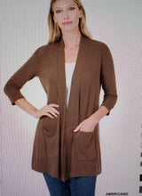 Load image into Gallery viewer, SLOUCHY POCKET OPEN CARDIGAN - Unique Inspirations by Tracy and Anna