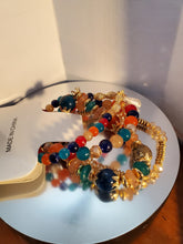 Load image into Gallery viewer, Gold Tone Multi Strand Stretch Bracelet - Unique Inspirations by Tracy and Anna