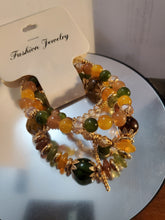 Load image into Gallery viewer, Gold Tone Multi Strand Stretch Bracelet - Unique Inspirations by Tracy and Anna
