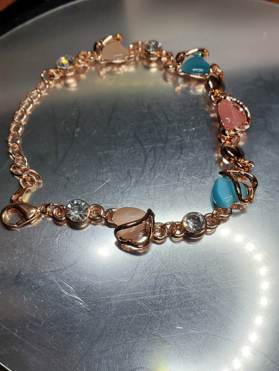 Heart Moonstone Bracelet - Unique Inspirations by Tracy and Anna