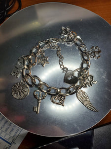Silver Charm Bracelet - Unique Inspirations by Tracy and Anna