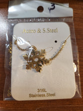 Load image into Gallery viewer, Snowflake Necklace - Unique Inspirations by Tracy and Anna