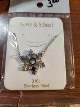 Load image into Gallery viewer, Snowflake Necklace - Unique Inspirations by Tracy and Anna