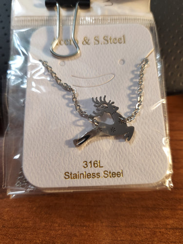 Reindeer Necklace - Unique Inspirations by Tracy and Anna