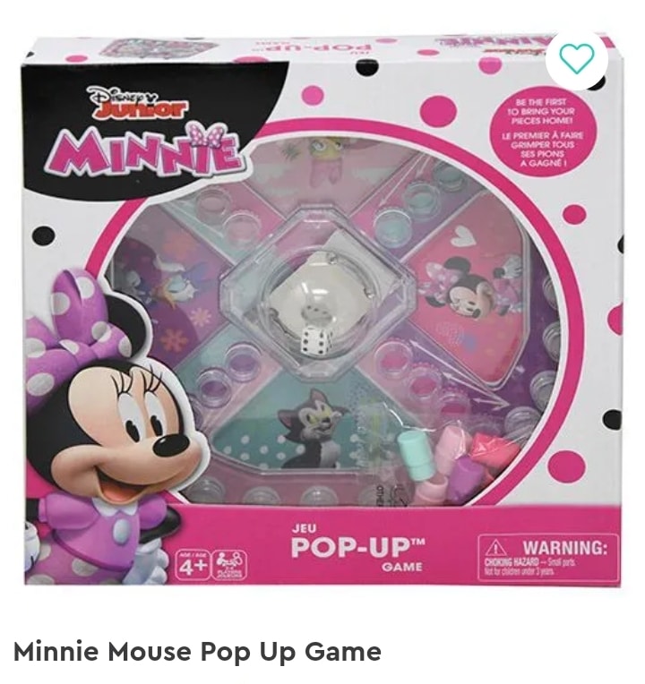 Minnie Mouse Pop Up Game - Unique Inspirations by Tracy and Anna