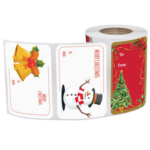 Load image into Gallery viewer, Christmas Package Labels 250/Roll