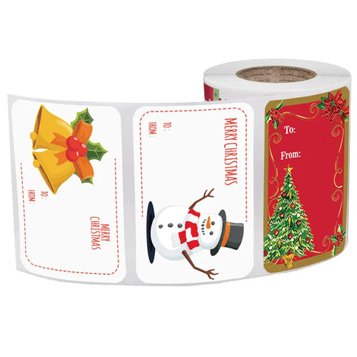 Christmas Package Labels 250/Roll