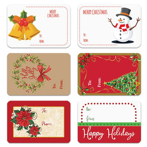 Christmas Package Labels 250/Roll