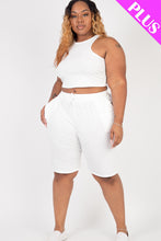 Load image into Gallery viewer, BP3417X-A Plus Size French Terry Shorts - Unique Inspirations by Tracy and Anna