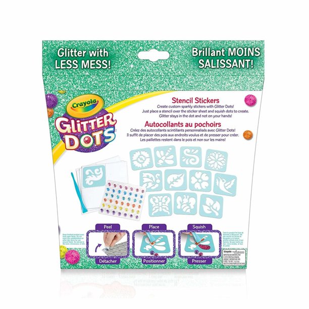Glitter Dots Sticker Stencils - Unique Inspirations by Tracy and Anna