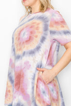 Load image into Gallery viewer, PLUS SIZE SHORT SLEEVES TIE DYE - Unique Inspirations by Tracy and Anna