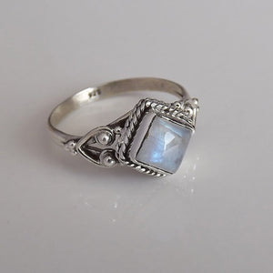 S925 STERLING SILVER RAINBOW MOONSTONE - Unique Inspirations by Tracy and Anna