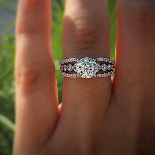 S925 Sterling Silver Wedding Ring - Unique Inspirations by Tracy and Anna
