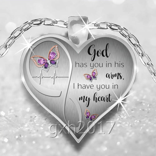 God Has You In His Hands S925 Silver Necklace - Unique Inspirations by Tracy and Anna