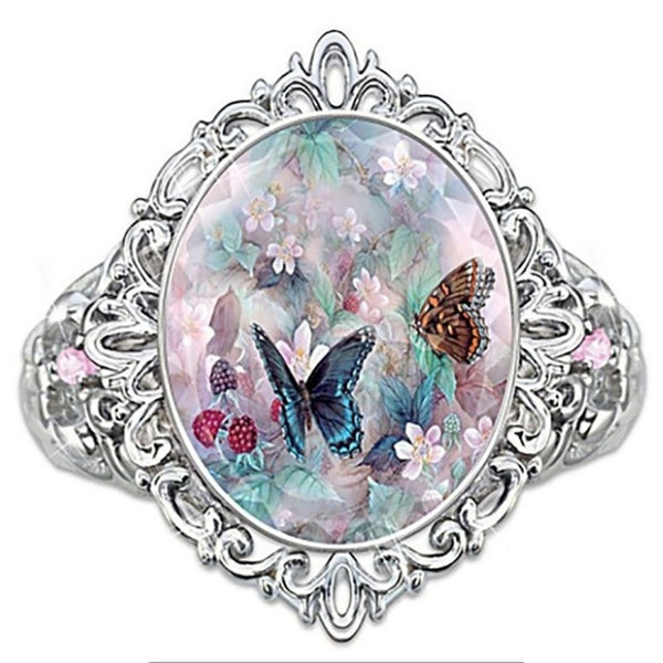 Butterfly Retro Antique 925 Sterling Silver Ring - Unique Inspirations by Tracy and Anna