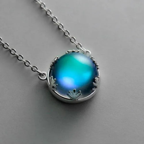 Northern Lights Necklace Natural Gemstone