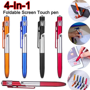 Multi-function 4-in-1 Foldable Ballpoint Pen Stylus - Unique Inspirations by Tracy and Anna