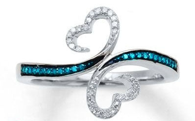 Women's Open Hearts Ring - Unique Inspirations by Tracy and Anna