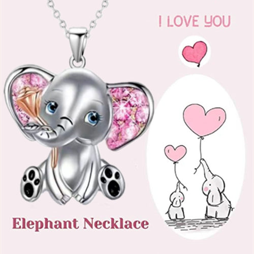 S925 Sterling Silver Elephant Necklace - Unique Inspirations by Tracy and Anna