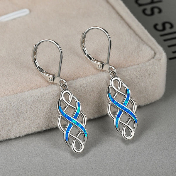 925 Sterling Silver Color Buckle Earrings - Unique Inspirations by Tracy and Anna