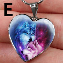 Load image into Gallery viewer, Exquisite Classic Heart-shaped  Indian Wolf Necklace - Unique Inspirations by Tracy and Anna