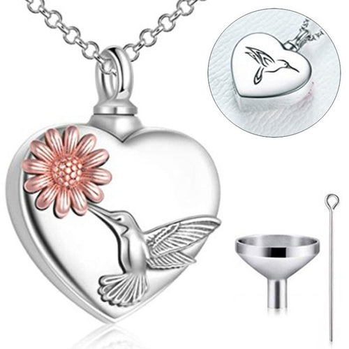 Hummingbird Urn Necklace - Unique Inspirations by Tracy and Anna