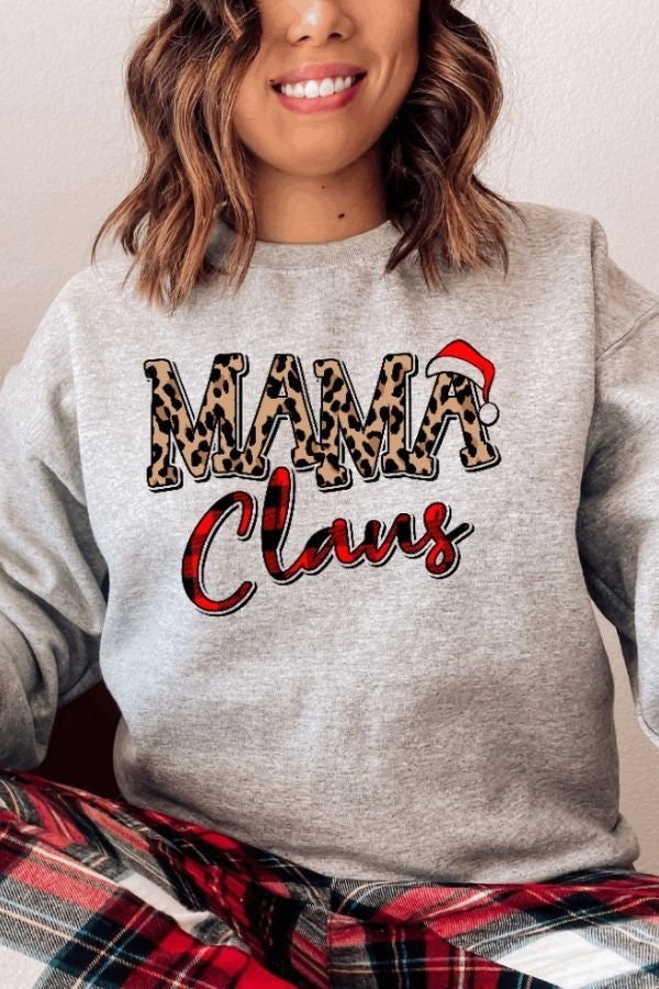 Mama Claus Sweatshirt - Unique Inspirations by Tracy and Anna