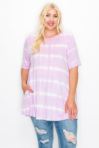 Lavender Stripe Top - Unique Inspirations by Tracy and Anna