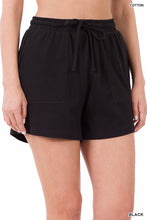 Load image into Gallery viewer, COTTON DRAWSTRING WAIST SHORTS - Unique Inspirations by Tracy and Anna