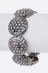 Crystal Disk Stretch Bracelet - Unique Inspirations by Tracy and Anna