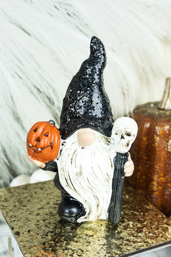 MIDNIGHT GNOME RESIN FIGURINE