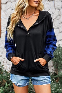 Pullover Button Color Block Shirt - Unique Inspirations by Tracy and Anna