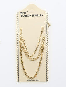 ANKLET / 3 METAL CHAIN - Unique Inspirations by Tracy and Anna