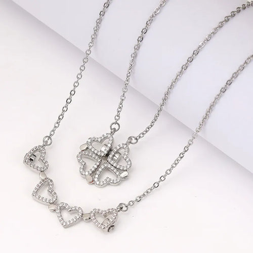 Magnetic Heart Pendant Necklace