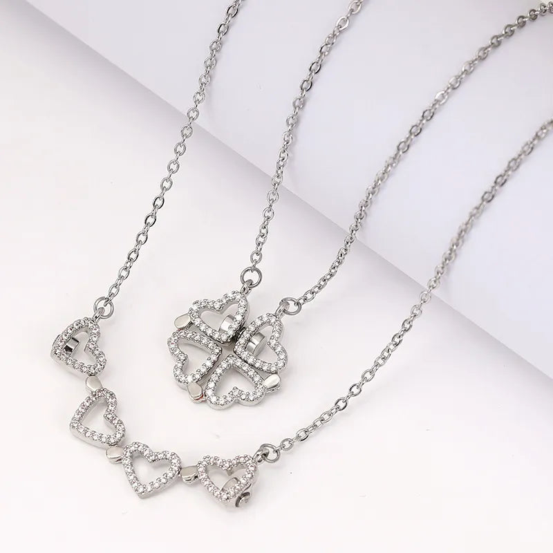 Magnetic Heart Pendant Necklace