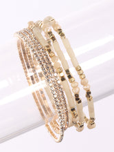 Load image into Gallery viewer, Seed Bead, Crystals and Rhinestone Stretch Bracelet - Unique Inspirations by Tracy and Anna