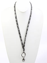 Load image into Gallery viewer, Suede Lanyard with Leopard Design Rhinestones - Unique Inspirations by Tracy and Anna