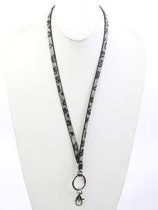 Suede Lanyard with Leopard Design Rhinestones - Unique Inspirations by Tracy and Anna