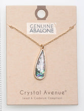 Load image into Gallery viewer, Abalone Tear Drop Necklace - Unique Inspirations by Tracy and Anna