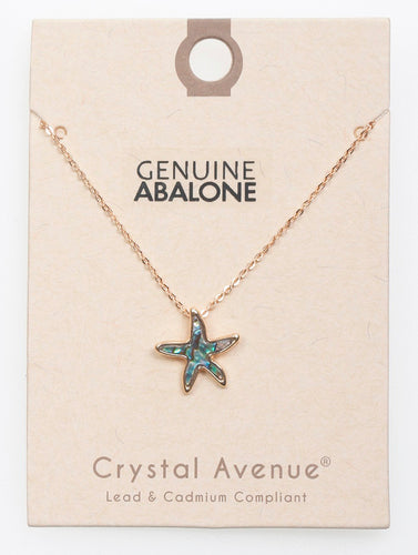 Abalone Starfish Necklace - Unique Inspirations by Tracy and Anna