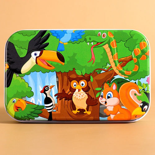 Children's 60 Piece Puzzle in Tin