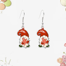 Load image into Gallery viewer, Gnome Christmas Earrings
