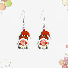 Load image into Gallery viewer, Gnome Christmas Earrings