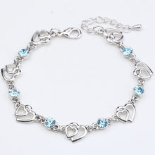 Load image into Gallery viewer, Heart &amp; Rhinestone Bracelet - Unique Inspirations by Tracy and Anna