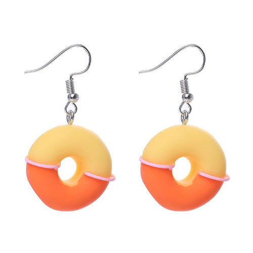 Two Color Donut Kid's Earrings - Unique Inspirations by Tracy and Anna