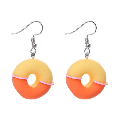 Two Color Donut Kid's Earrings - Unique Inspirations by Tracy and Anna