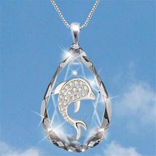 Load image into Gallery viewer, Crystal Teardrop Necklace - Unique Inspirations by Tracy and Anna