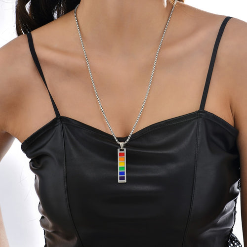 Rainbow Pendant Necklace - Unique Inspirations by Tracy and Anna